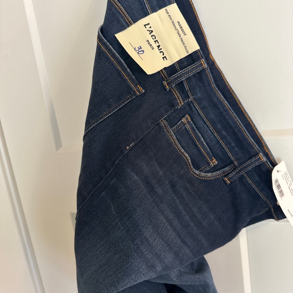 L'AGENCE Dark Blue Skinny Jeans